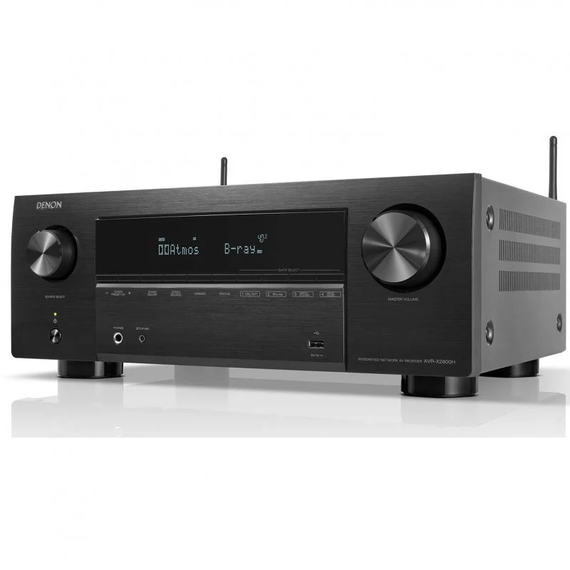 Detalle de Denon AVR-X2800H Receptor AV 7.2 Canales 🛋️ Sonido y 8K