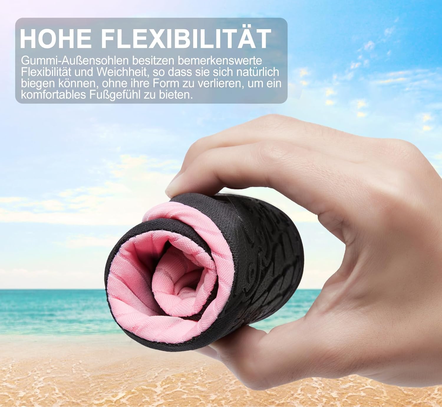 Thumbnail 2 de Steppli Wasserschuhe Badeschuhe Schwimmschuhe Aquaschuhe Strand- & Wassersportschuhe für Damen und Herren