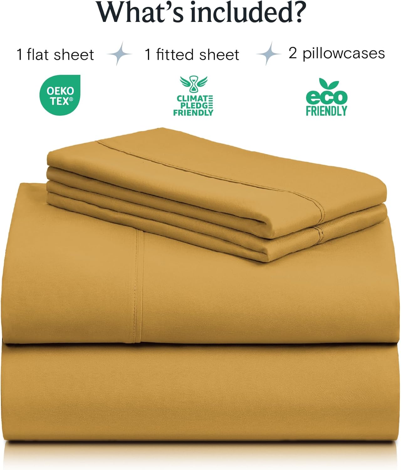 Thumbnail 1 de LuxClub 4-Piece Microfiber Sheet Set — Full, Deep Pockets, Breathable & Wrinkle-Resistant