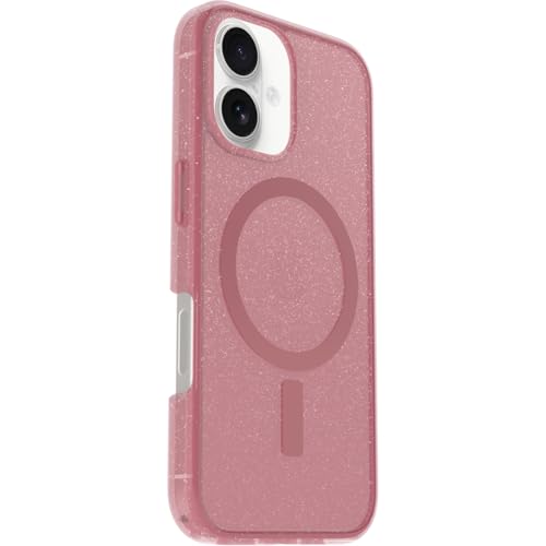 Detalle 2 de Otterbox Coque Symmetry Series Clear MagSafe pour iPhone 16, antichoc, 3X plus de chutes ⚙