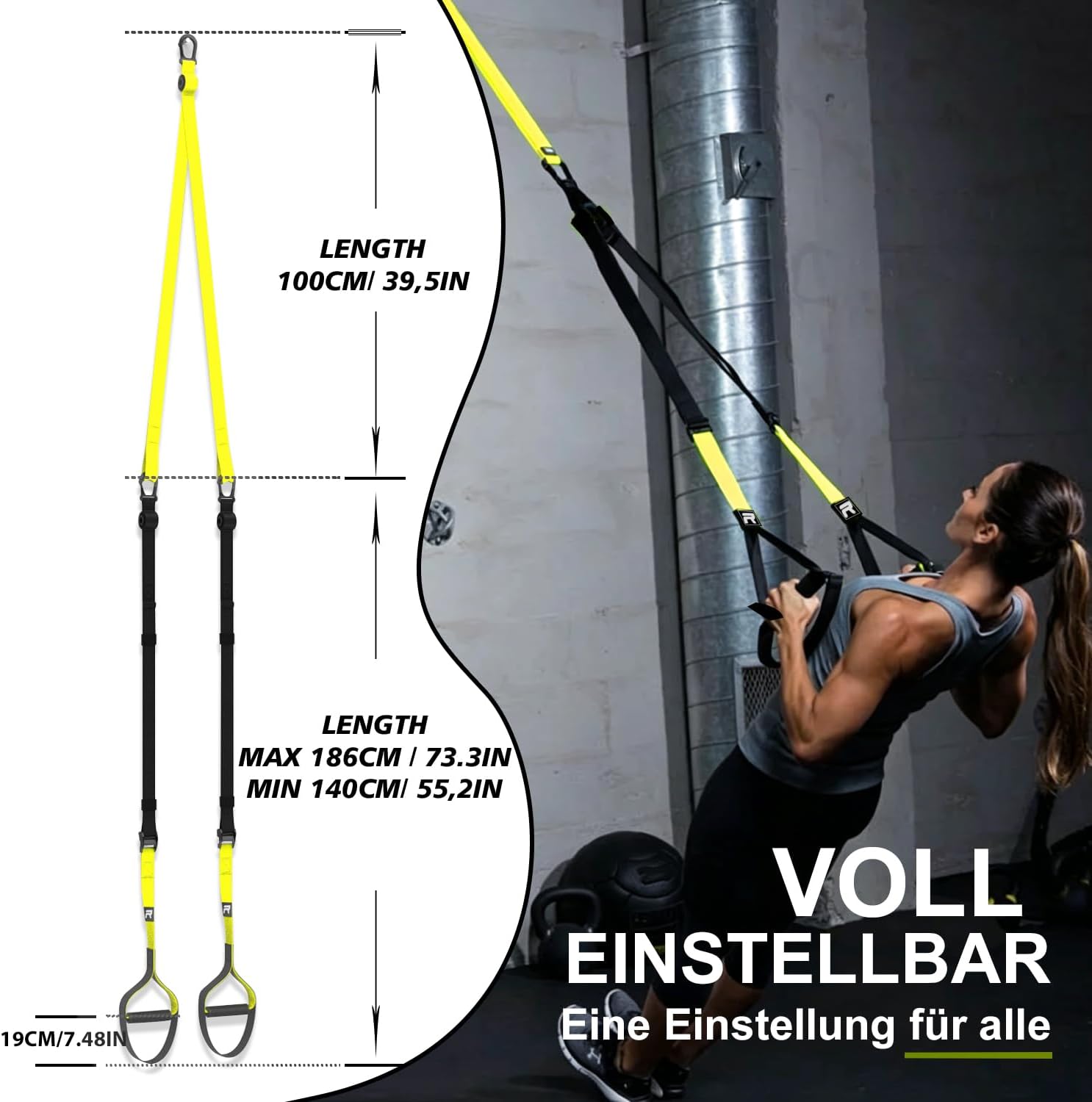 Thumbnail 3 de RHINOSPORT Schlingentrainer Sling Trainer Set