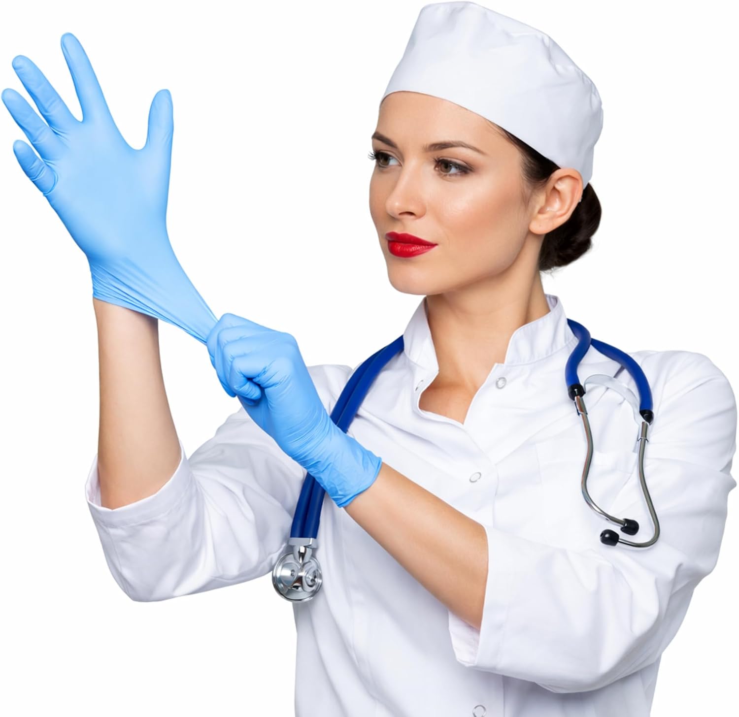 Detalle 2 de S&S Medical 100 guanti nitrile senza polvere