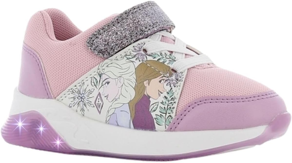 Detalle de Leomil Parent_FR_Sneakers_Girl_LED_All Frozen-sneakers met lichtjes, klittenband en EVA-zool