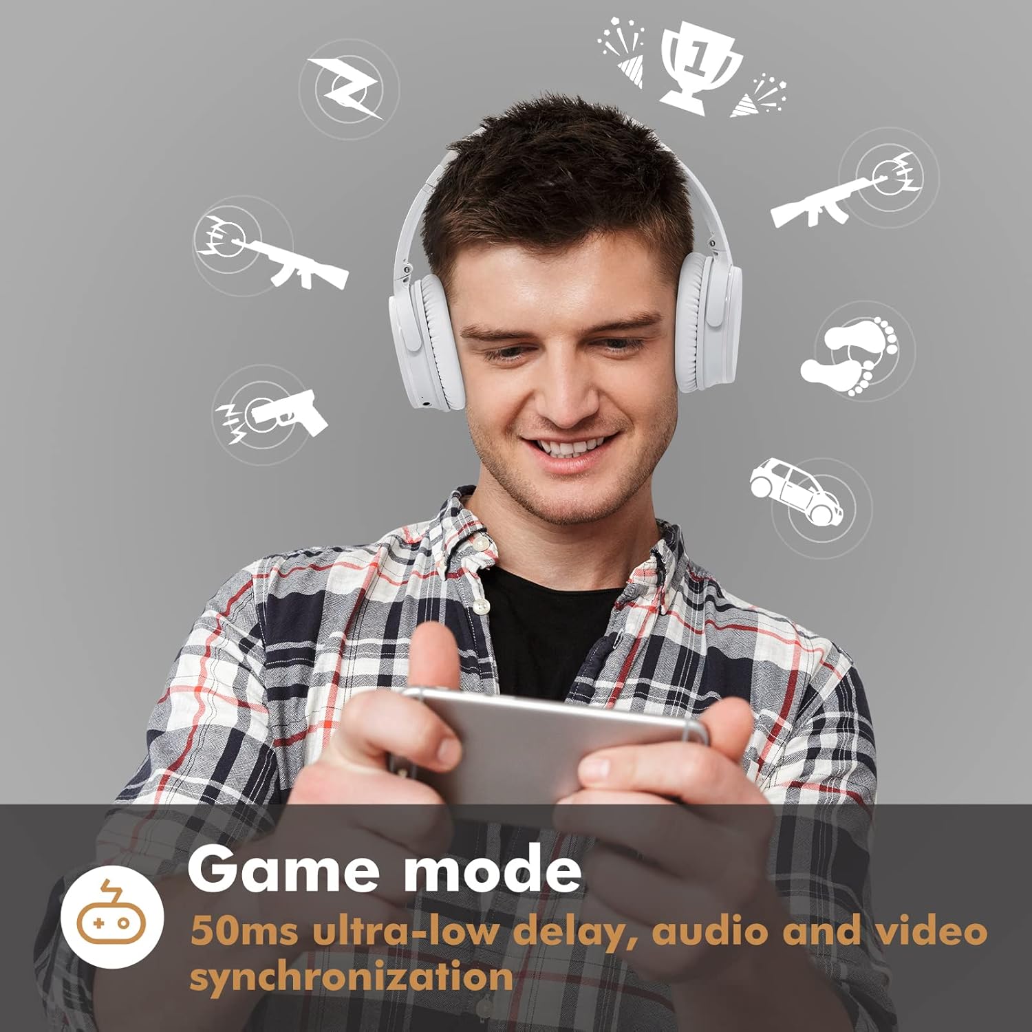 Thumbnail 3 de Srhythm NC25 Noise Cancelling Headphones 50H