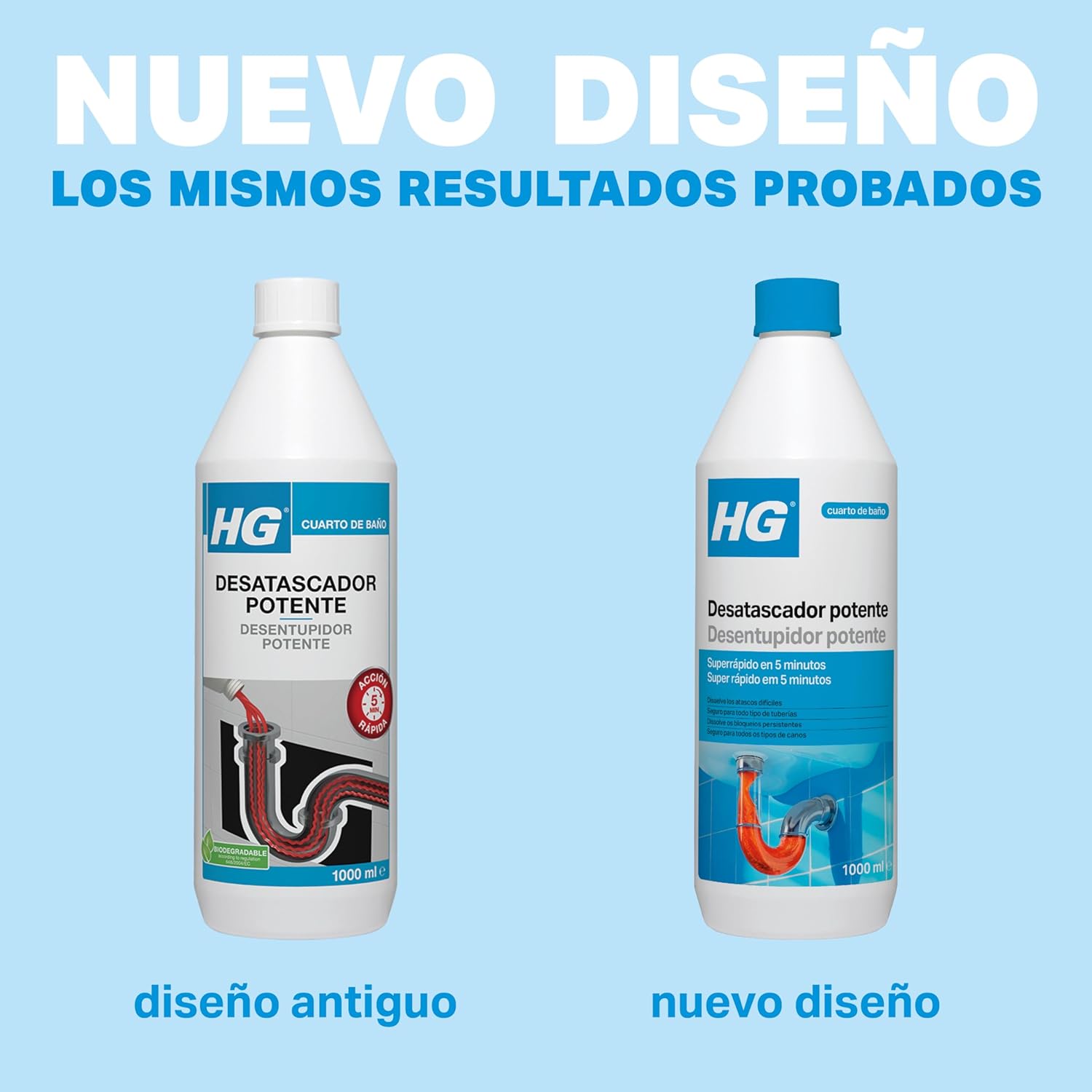 Thumbnail 1 de HG Desatascador de Cañerías 1 L