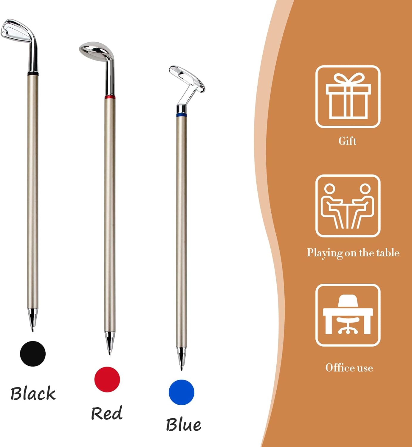 Detalle de Tukeoo Fathers Day Mini Desktop Golf Pen Set – A Quirkily Practical Gift for Dad