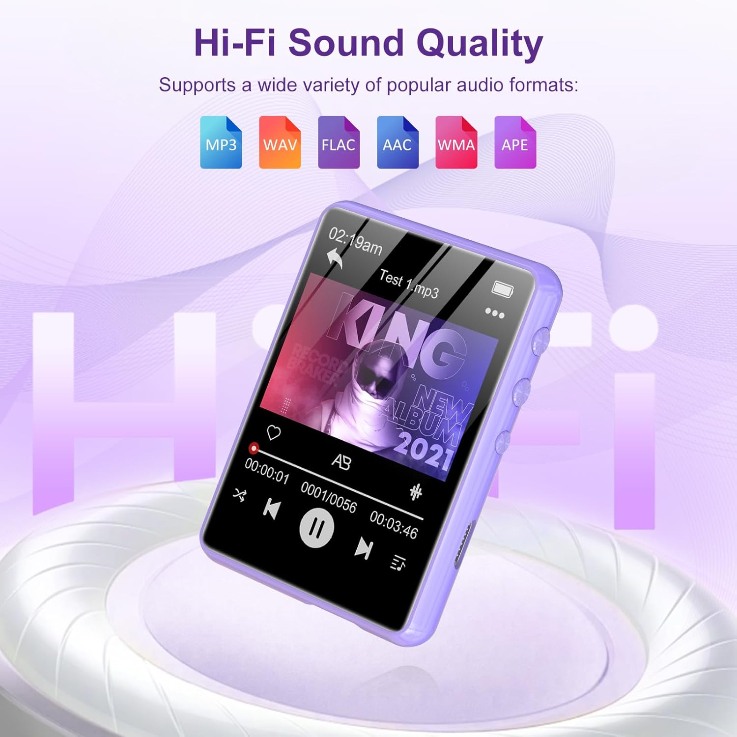Thumbnail 3 de ZAQE 128 GB Reproductor MP3 Bluetooth 5.3