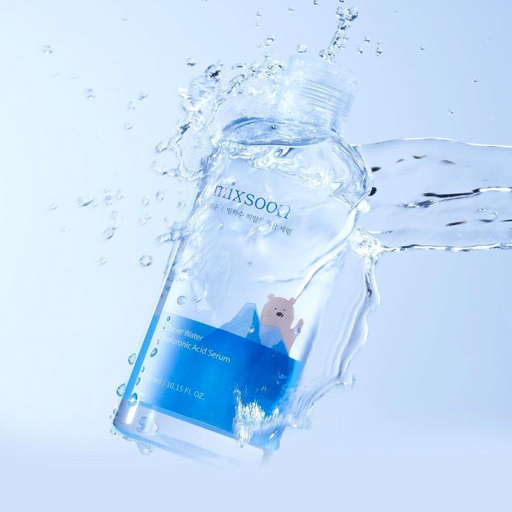 Detalle 2 de Mixsoon Siero all'Acido Ialuronico con Acqua Glacier 300 ml – Booster di Idratazione Non Grassa