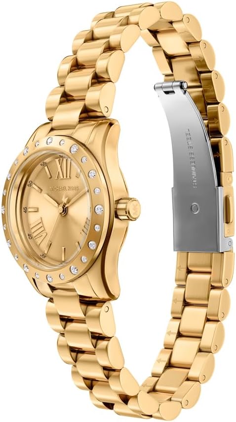 Detalle de Michael Kors Lexington Damen-Armbanduhr, 26 mm Quarz, Edelstahlarmband