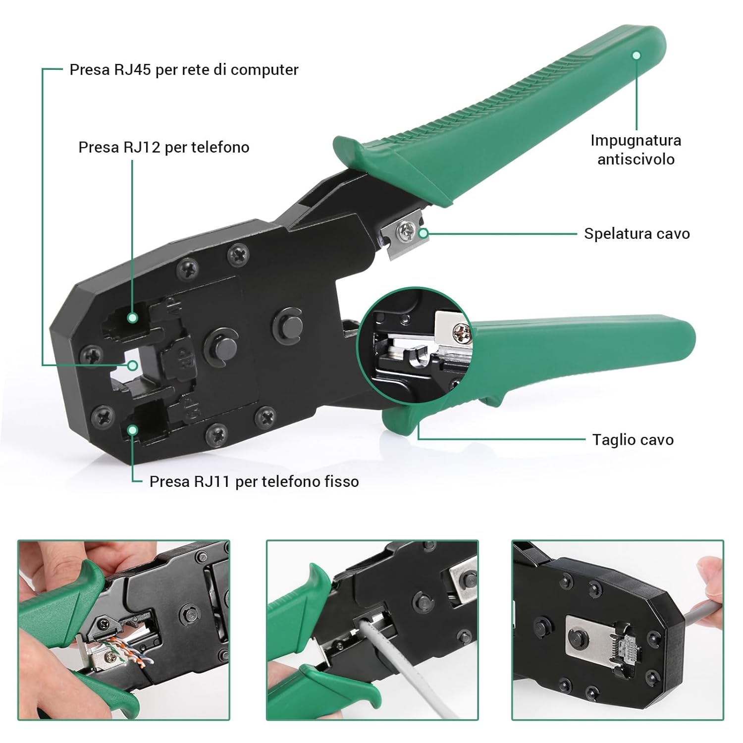 Detalle 2 de SGILE Kit rete RJ45 9 in 1