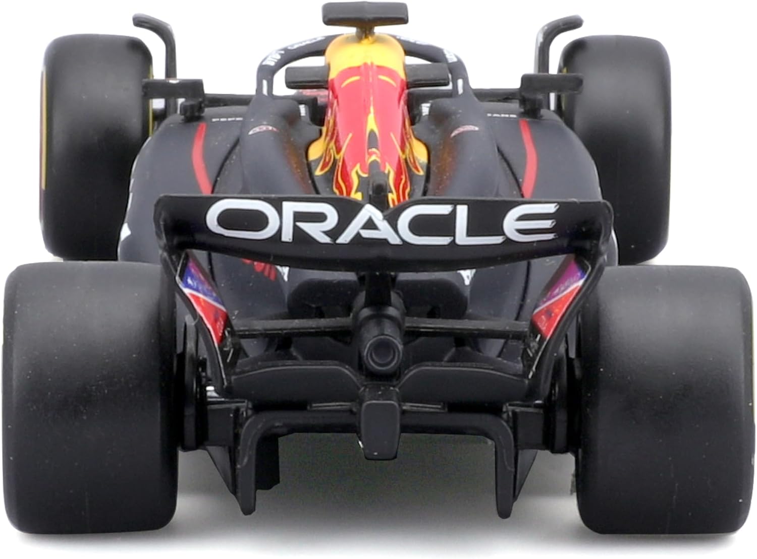 Detalle de BBURAGO F1 Red Bull Racing RB20 n°1 Verstappen – Échelle 1:43, livrée officielle, casque et présentoir