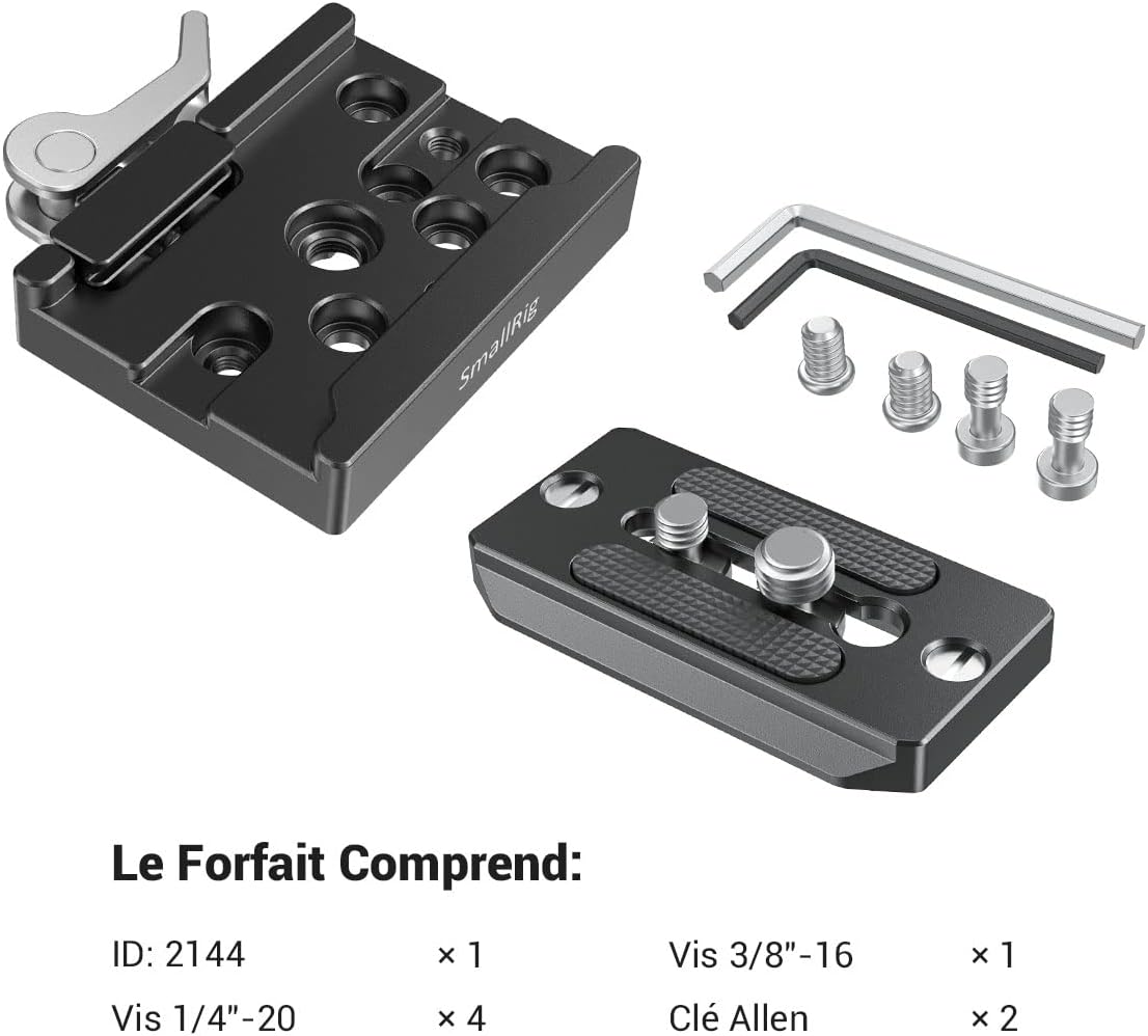 Thumbnail 6 de SMALLRIG 2144B plaque Arca rapide