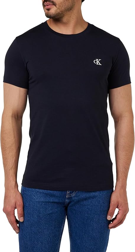 Thumbnail 5 de Calvin Klein Camiseta Slim Fit Hombre CK Essential 👕 Blanco L