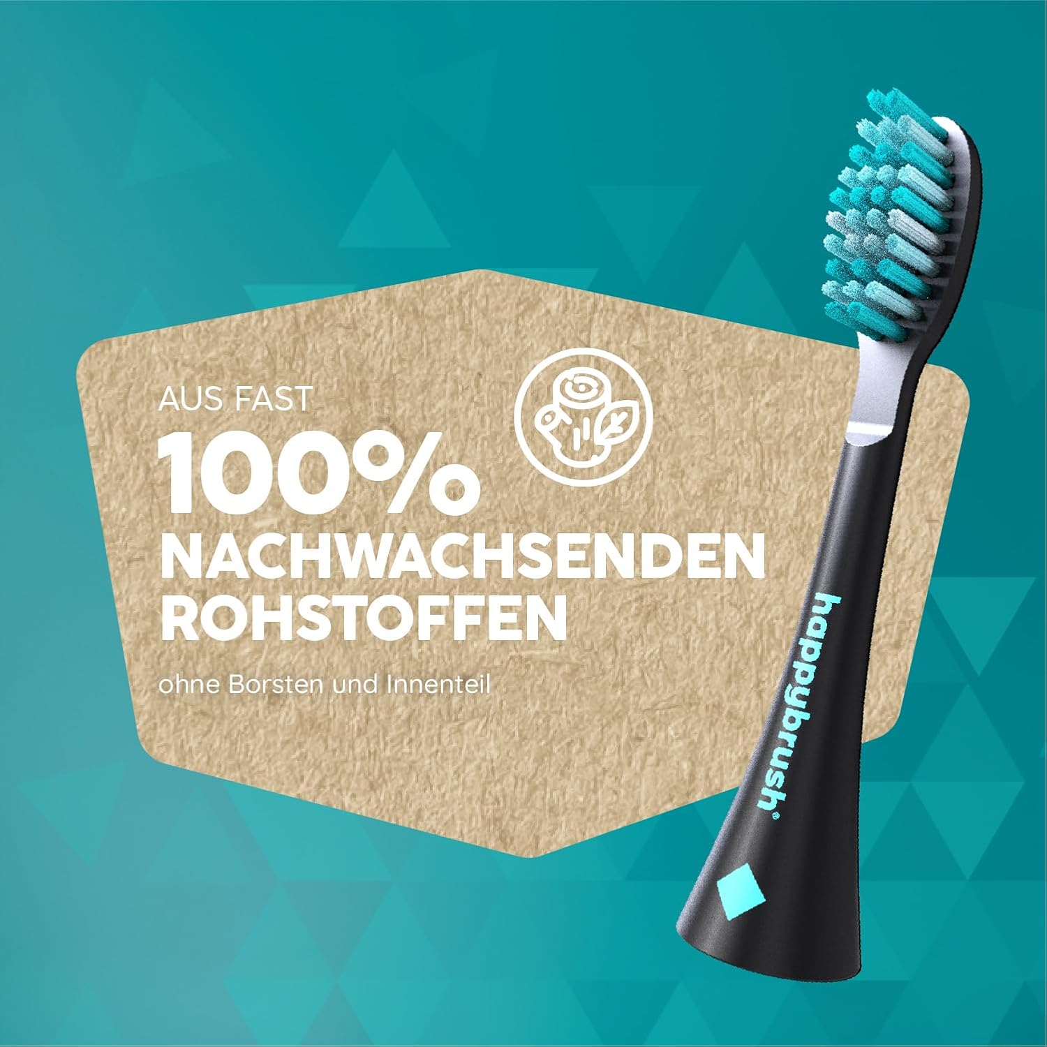 Thumbnail 5 de happybrush Eco VIBE 3 Aufsteckbürsten 9er 🪥