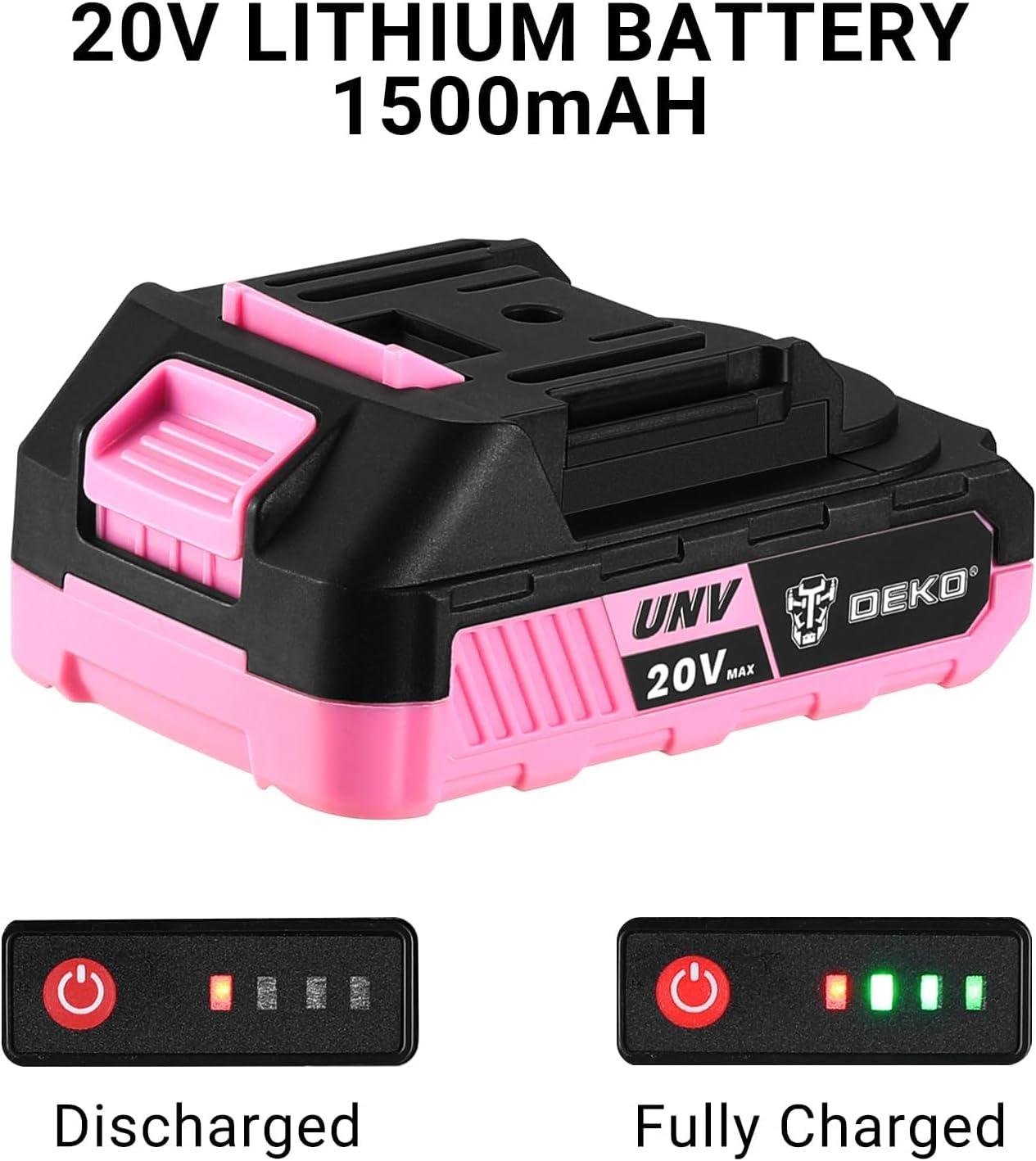 Detalle de DEKOPRO Akkuschrauber 20 V Set 40 Nm