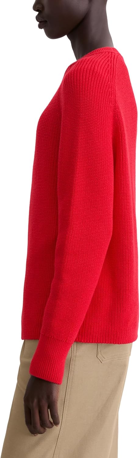 Detalle de Marc O’Polo Damen Strickpullover aus Bio-Baumwolle (Loose Fit)