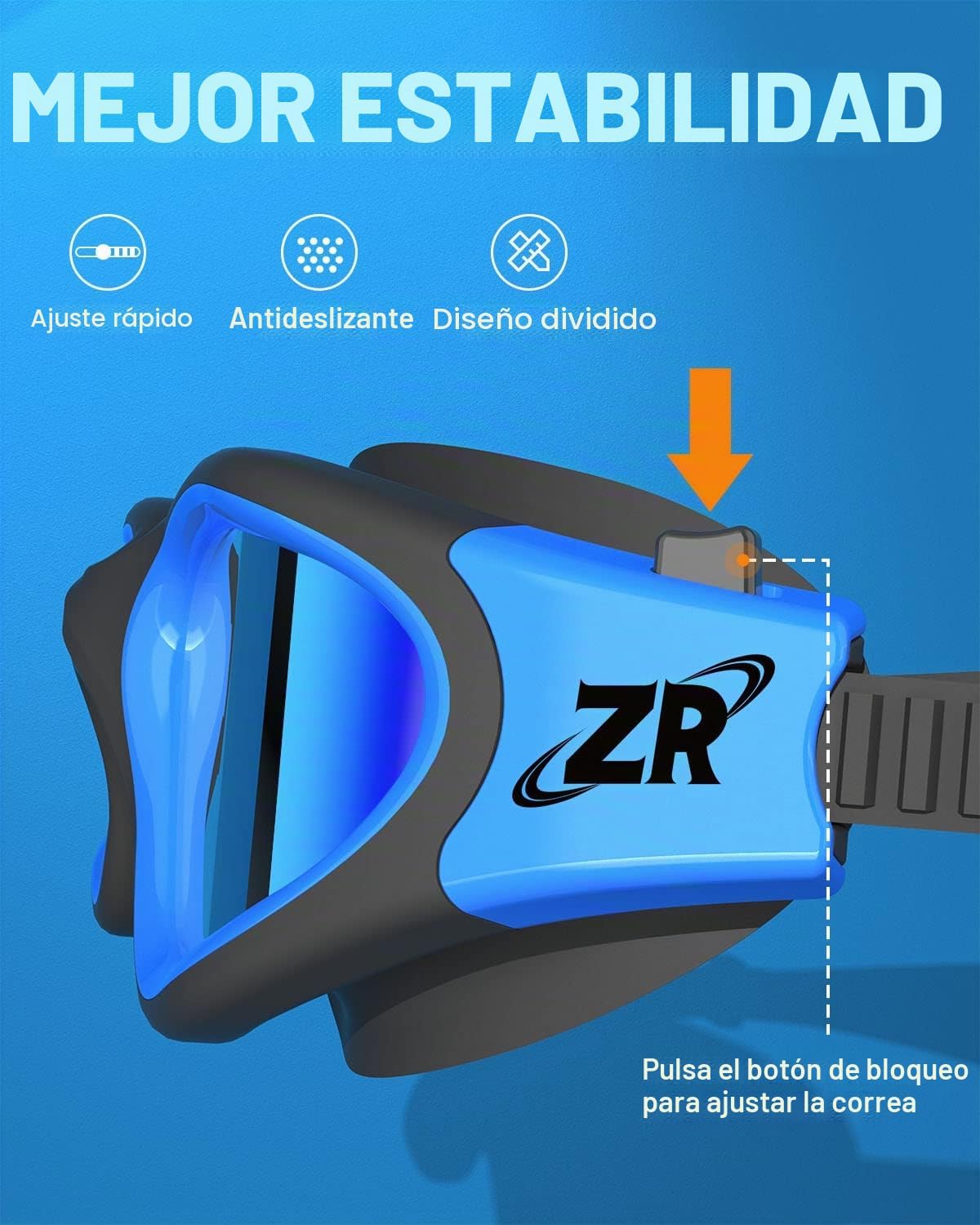 Thumbnail 5 de Zionor G1: Gafas de natación polarizadas, antiniebla y 100% UV para unisex y adulto
