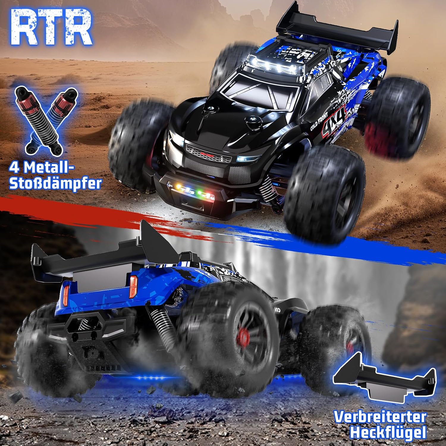 Thumbnail 4 de Ferngesteuertes Auto 40 KM/H 1/14 RC Truck