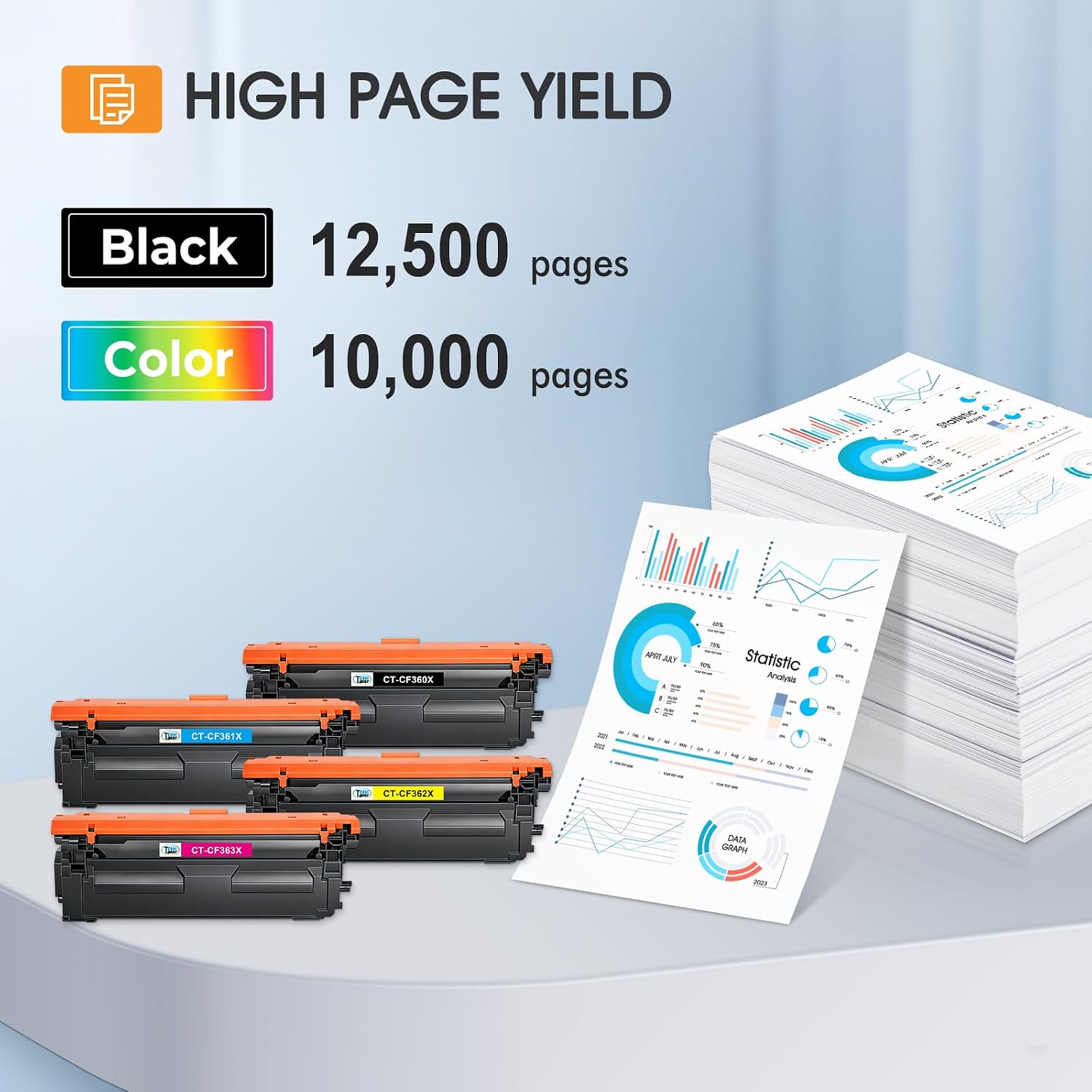 Detalle de Cool Toner compatible toner cartridges, 4-pack