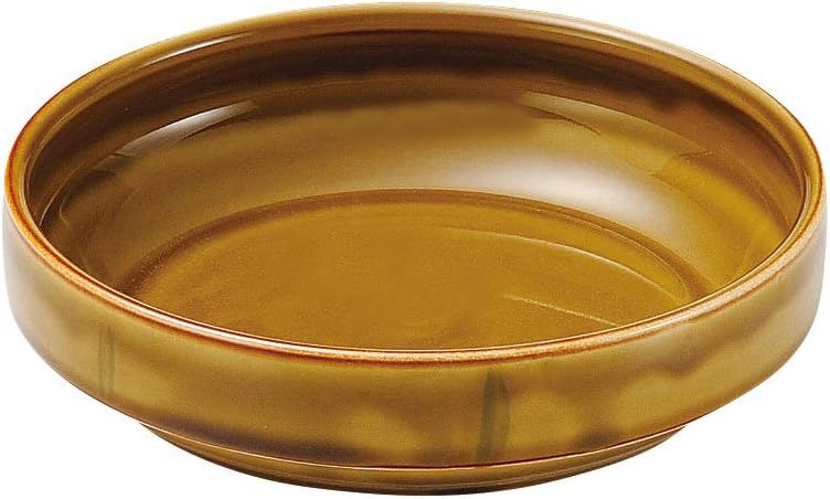Detalle de OGISO 強化磁器 すくいやすい食器(大)14.5cm丸皿 ぼかし若草