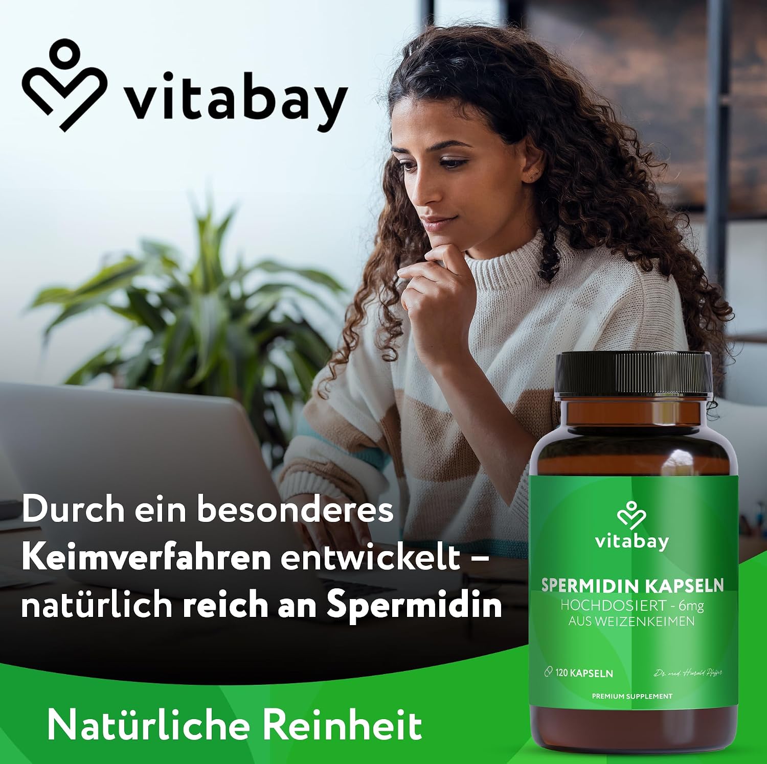 Thumbnail 1 de Vitabay Spermidin 6 mg Hochdosiert
