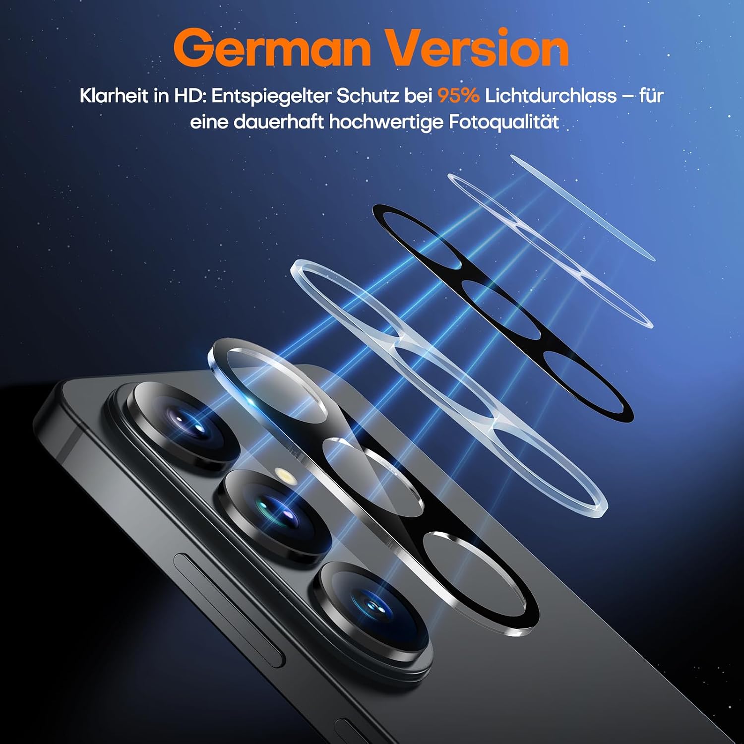 Thumbnail 6 de LϟK Displayschutz S26 2er Set Kamera-Schutz