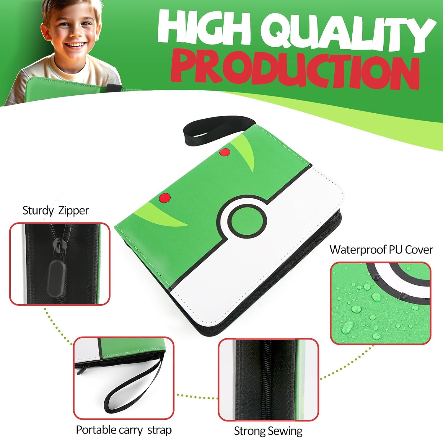 Detalle de Trading Card Binder with 400-Pocket Capacity
