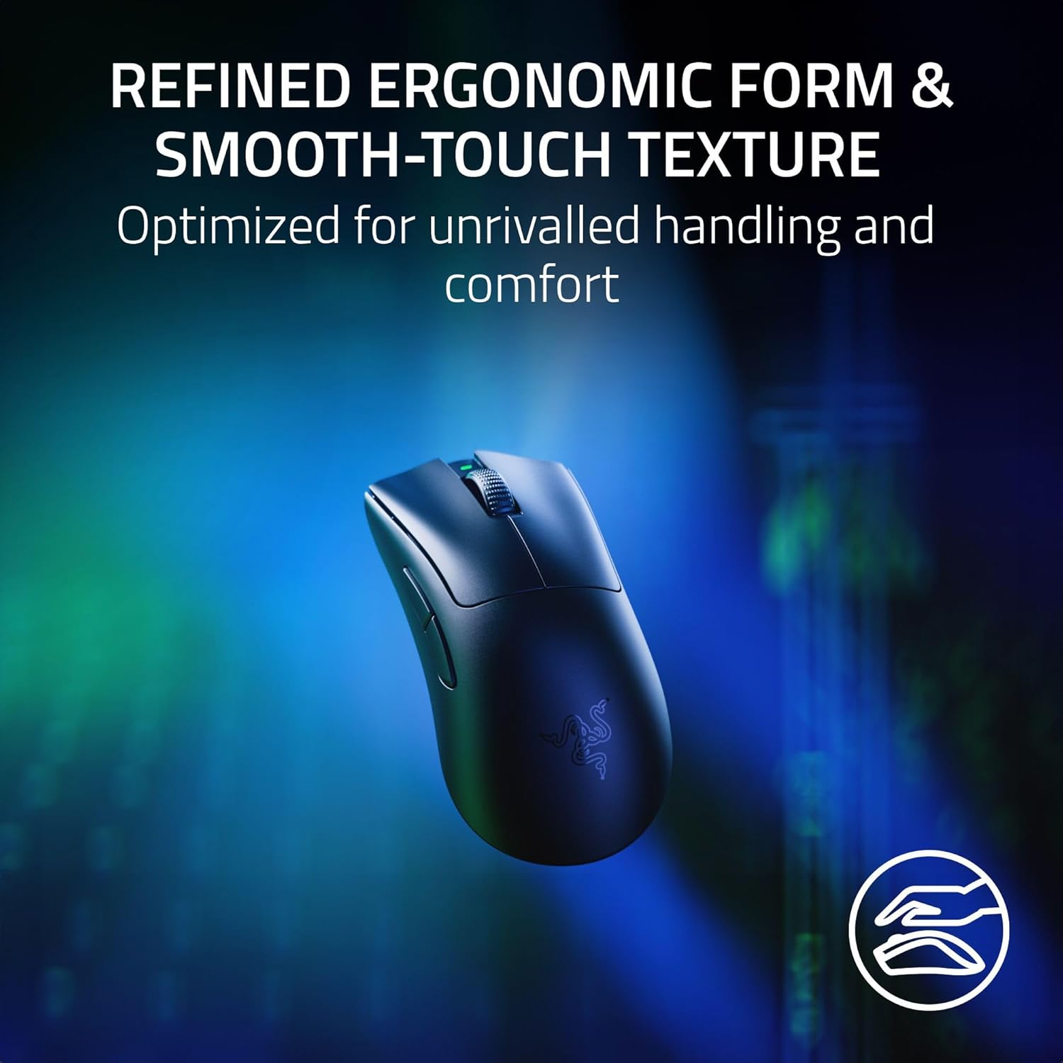 Detalle de Razer DeathAdder V3 Pro HyperPolling Wireless Mouse