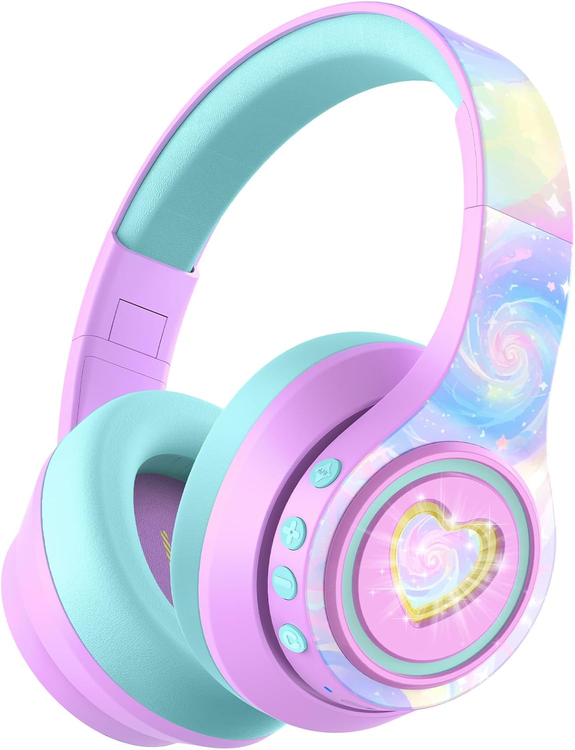 Detalle de iClever Noise Cancelling Bluetooth Kopfhörer Kinder 47 Stunden
