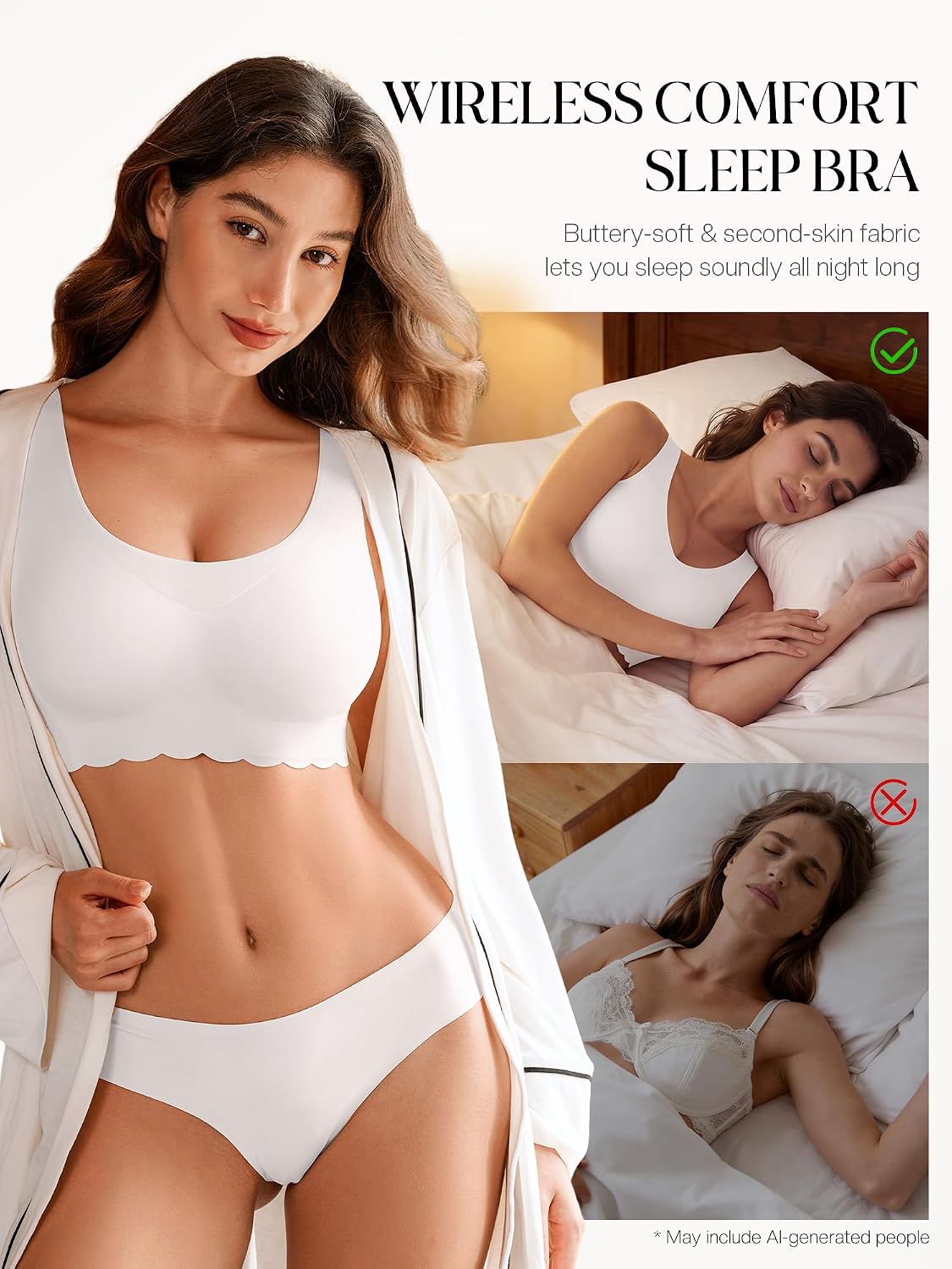 Thumbnail 3 de Wireless Pullover Bra with Removable Pads
