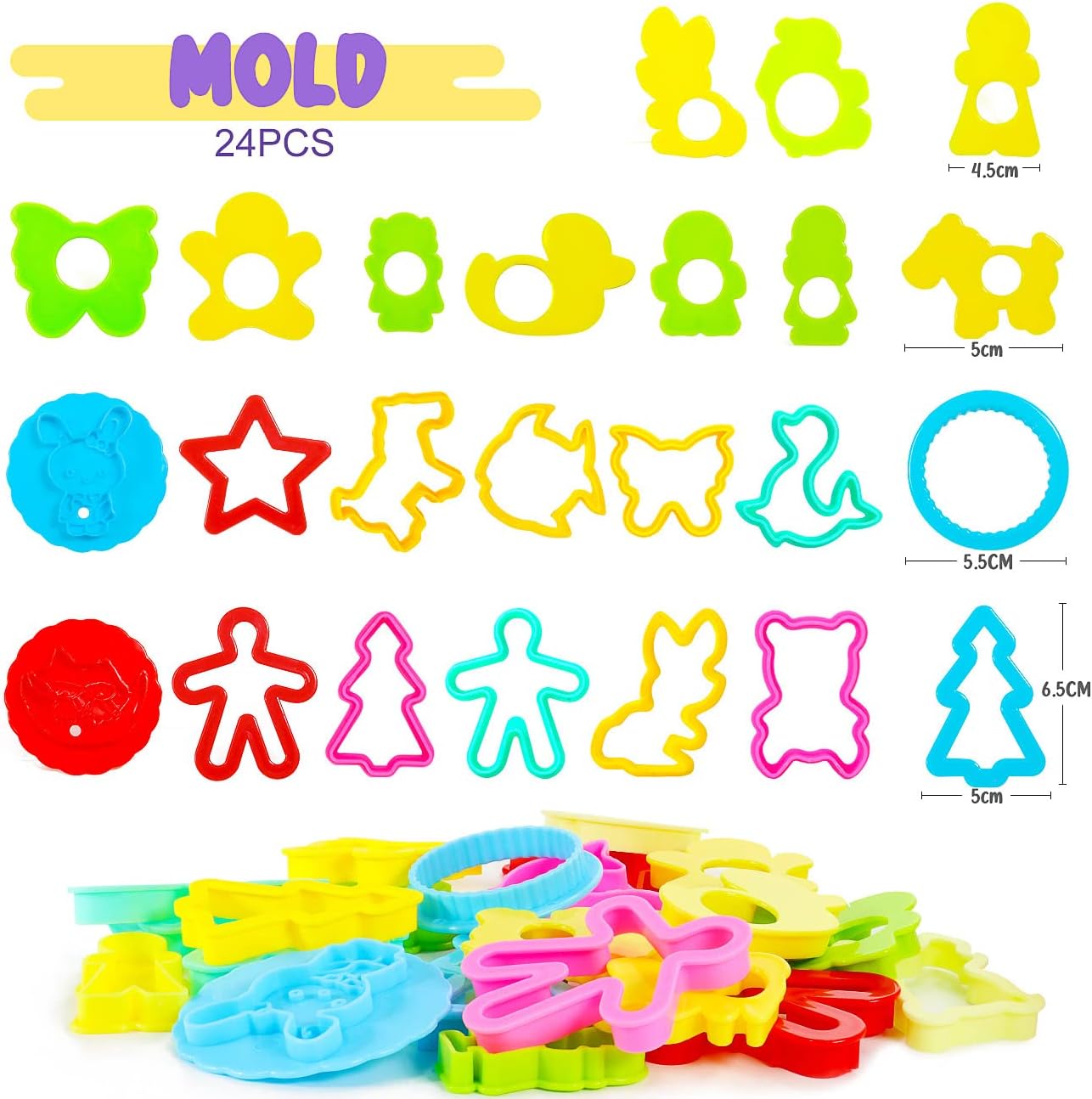 Detalle 2 de Jiosdo 40-piece modelling clay tools set 🎨