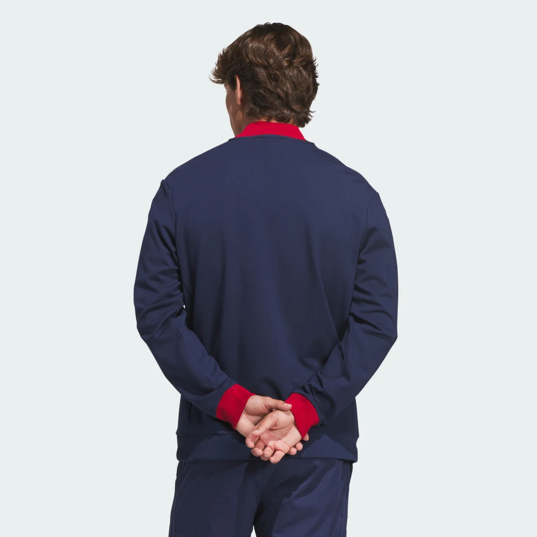 Thumbnail 1 de Sudadera Originals 1/4 Zip 3 bandas de Adidas – azul