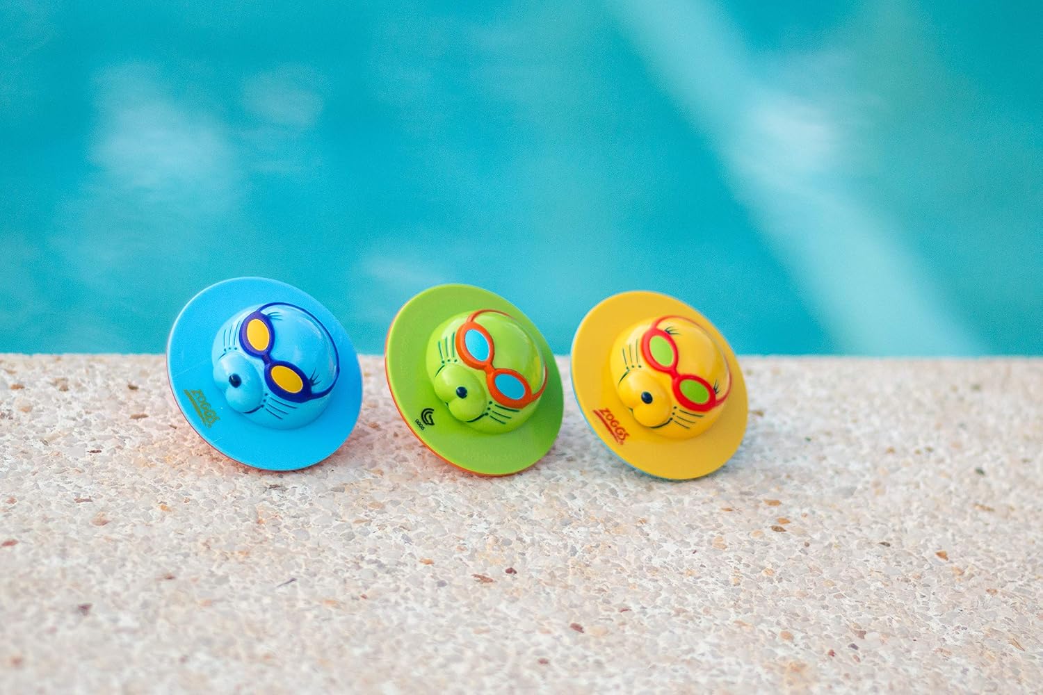 Thumbnail 1 de Zoggs Seal Flips Pool Toys — 4 Floating Toys for Confidence in Water (3 Months+)
