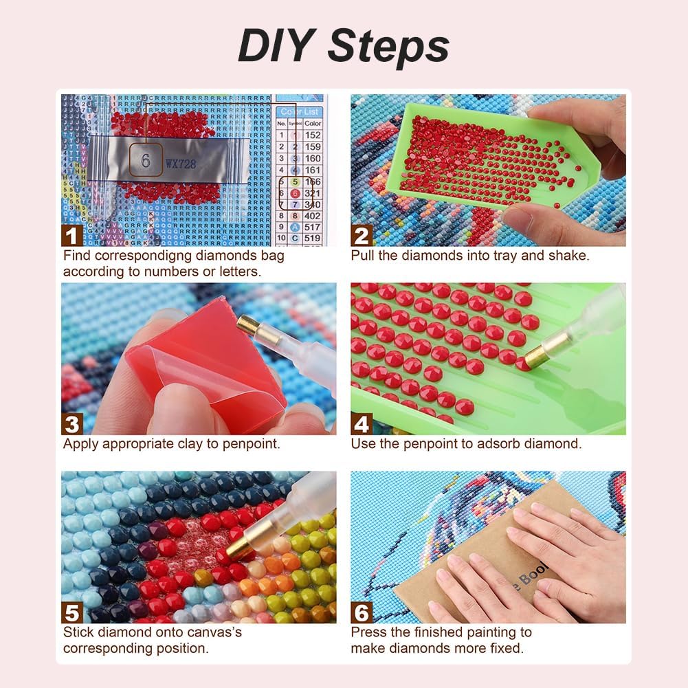Thumbnail 6 de Anuver Diamond Painting Kit, 12 x 12-Inch