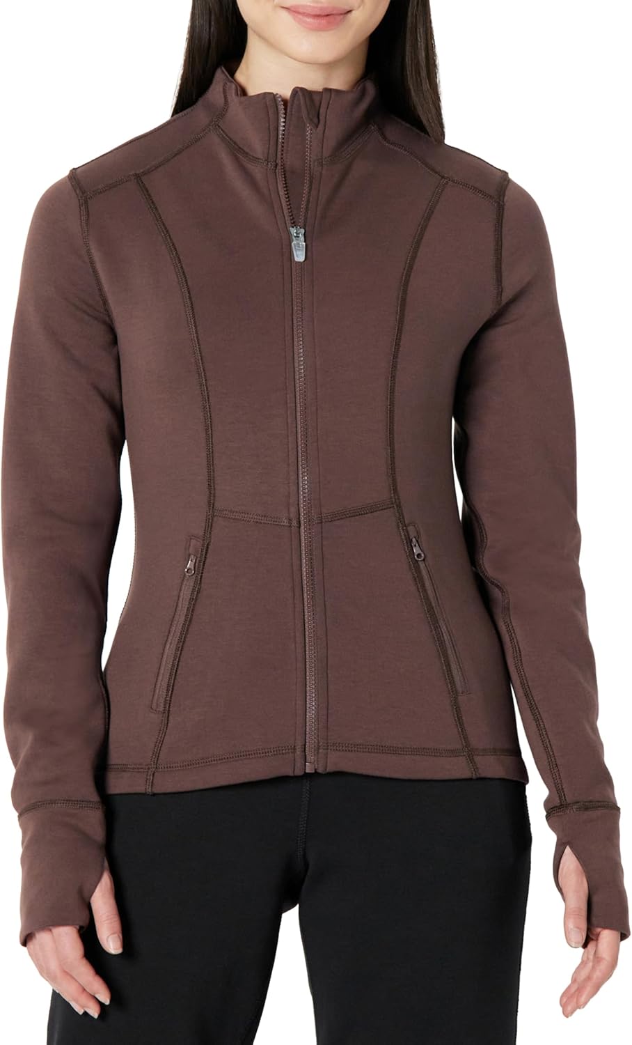 Detalle 2 de Amazon Essentials Women's Active Sweat Slim-Fit Zip-Through Jacket