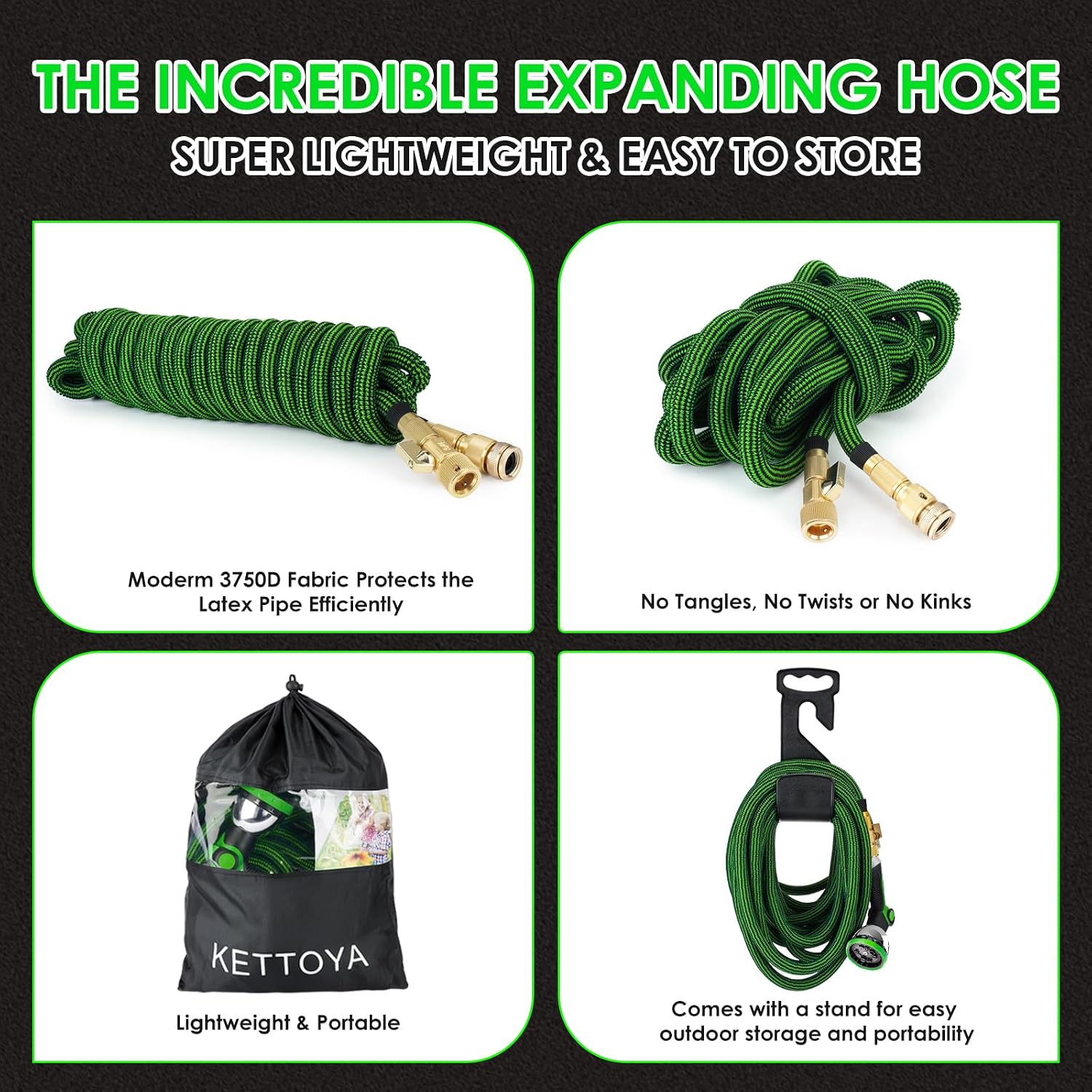 Thumbnail 6 de KETTOYA 100FT Expandable Garden Hose