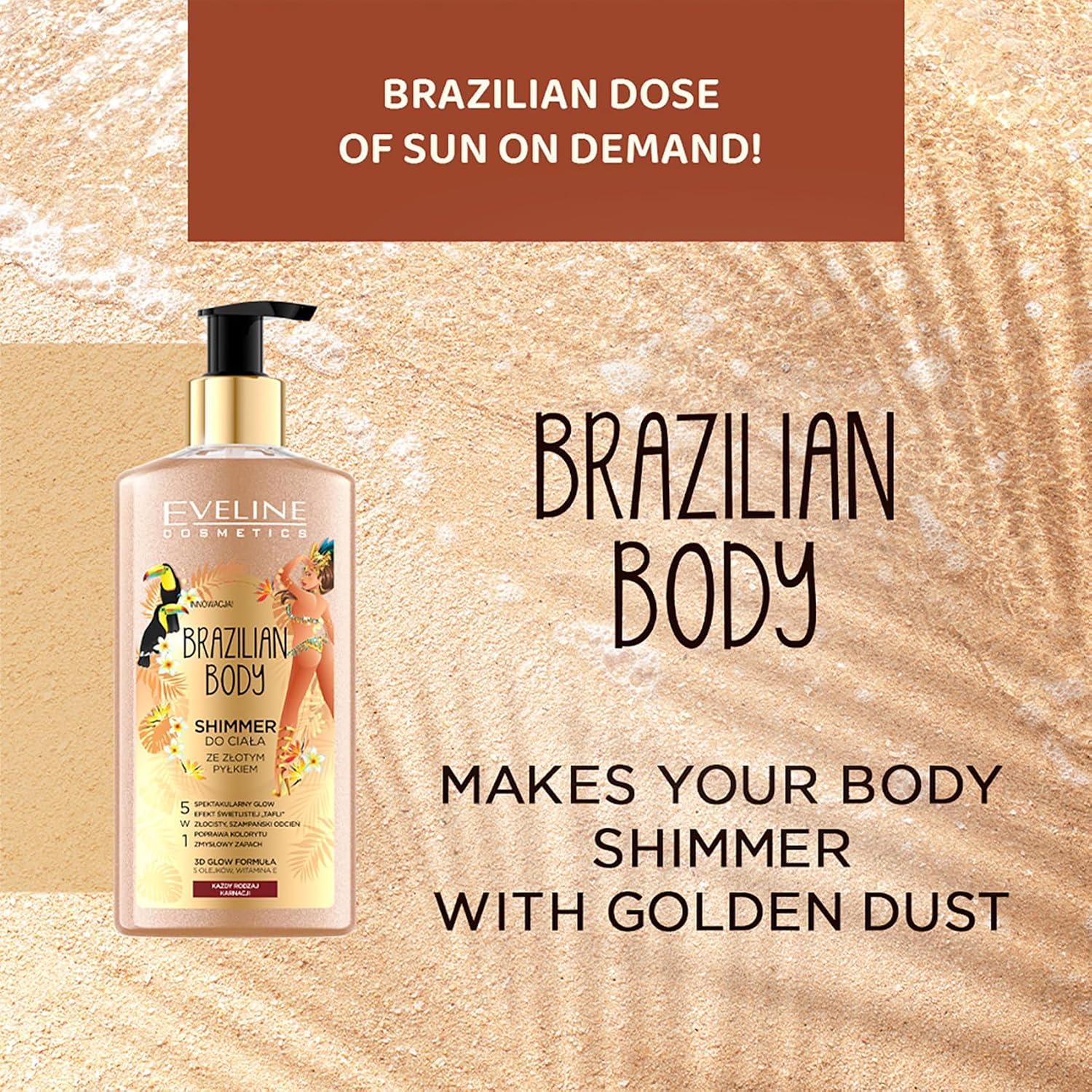 Detalle 2 de Eveline Brazilian Body Shimmer Illuminateur corporel