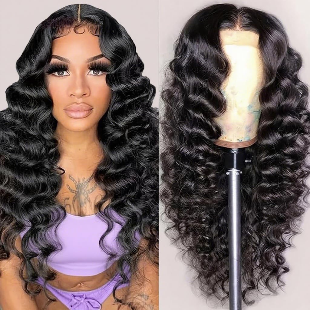 Thumbnail 4 de NKTU Deep Wave Lace Front Wig 180 Density