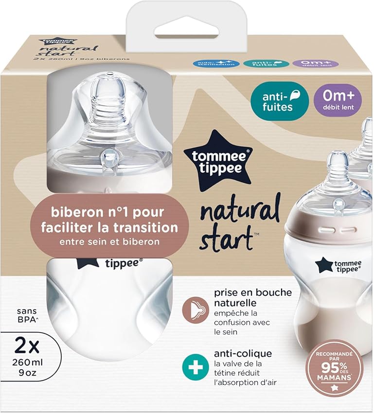 Thumbnail 1 de Tommee Tippee Natural Start 260 ml pack 2