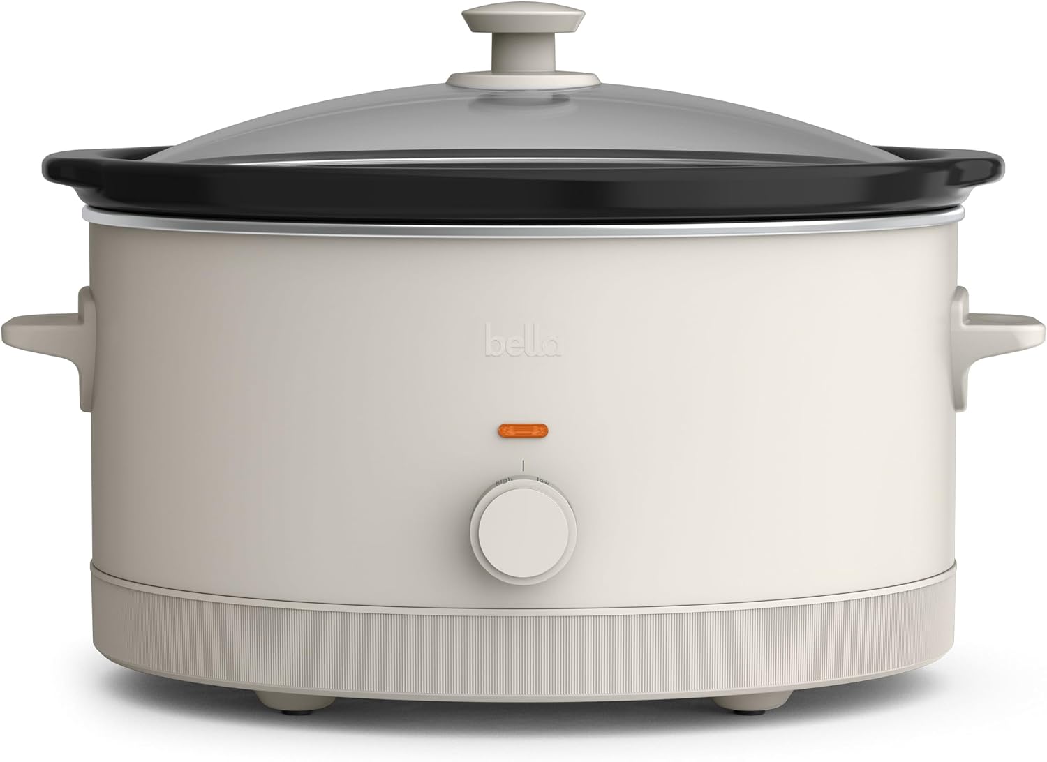 bella 6.0 Qt Manual Slow Cooker with EverGood Ceramic Nonstick Coating