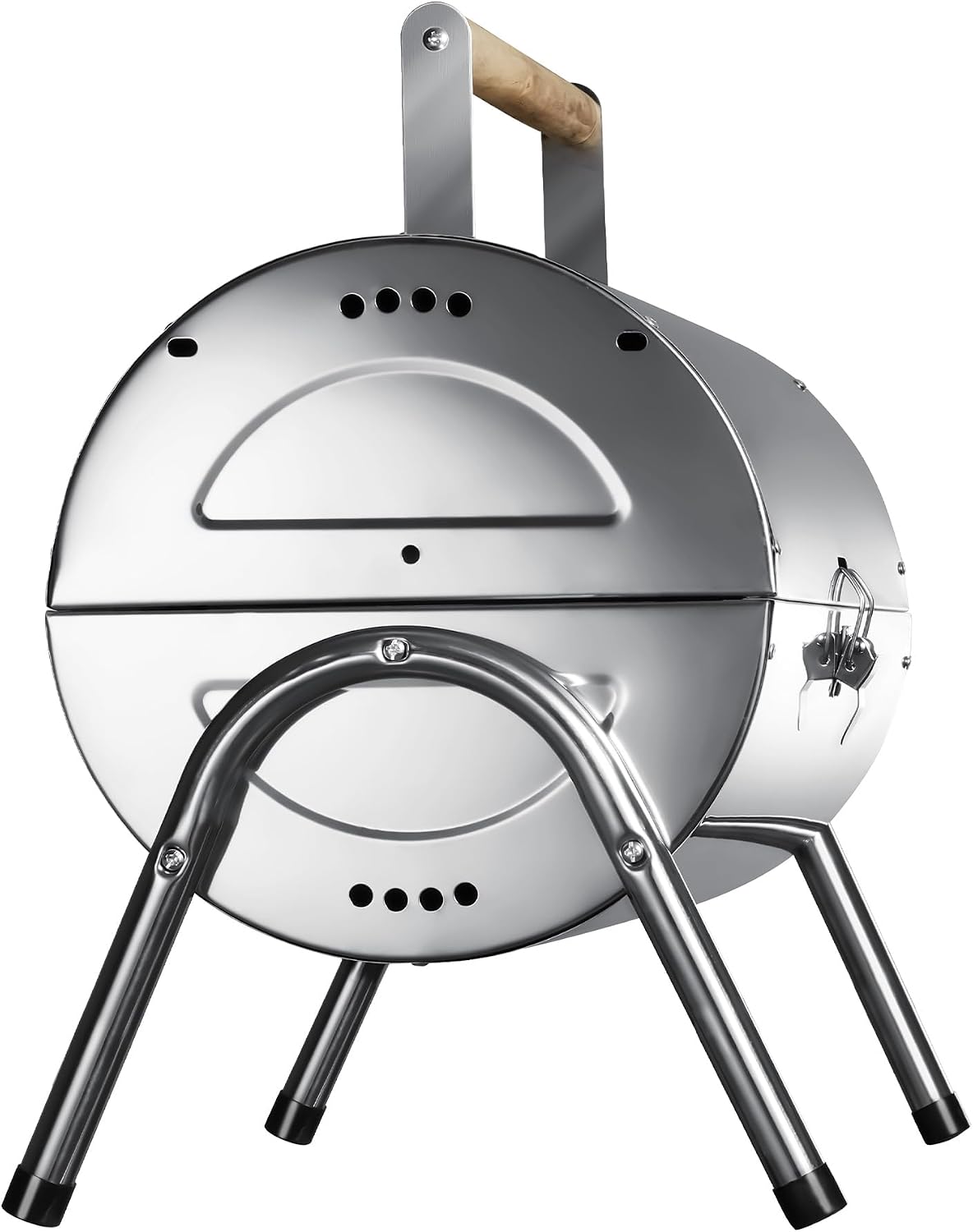 Thumbnail 6 de tectake 406669 portabel kolgrill med dubbel grillyta och hopfällbar design