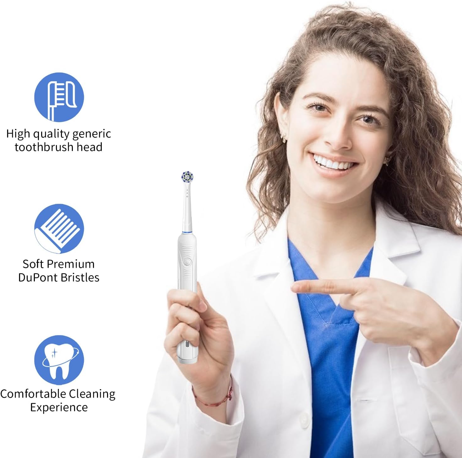 Detalle 2 de Replacement Toothbrush Heads for Oral-B 8-pack ⚙