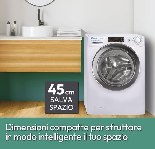 Detalle de Candy Smart Lavatrice 7 Kg, 1200 Giri, Classe C, Bianco