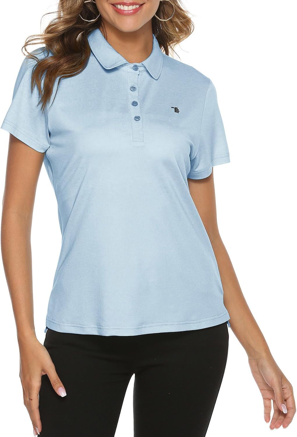 Thumbnail 1 de YSENTO Damen Golf Polo Kurzarm – Schnelltrocknend, atmungsaktiv, Lady-Fit