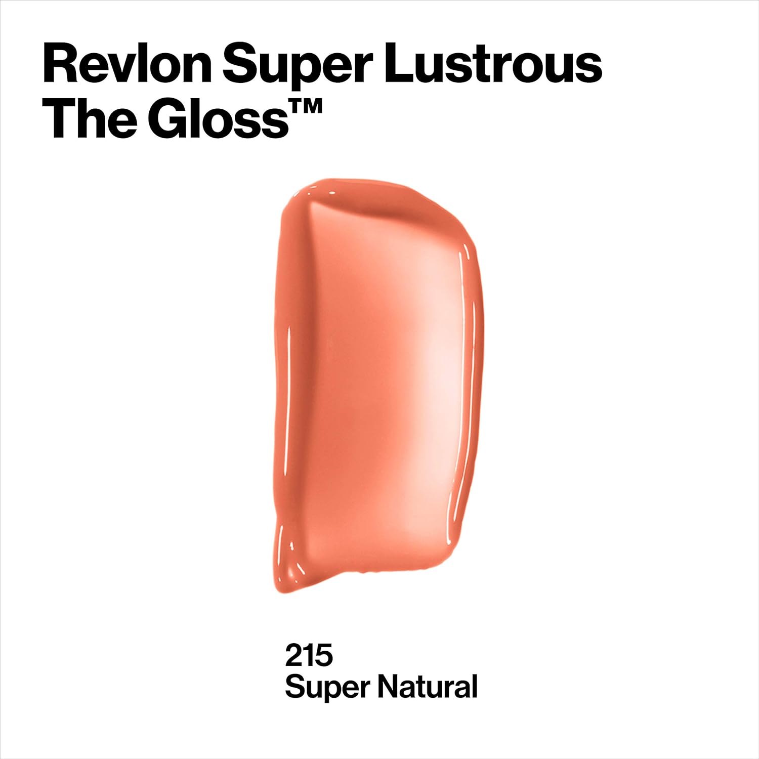 Detalle de Revlon Super Lustrous Lip Gloss (215) – High Impact Colour with Moisturising Creamy Formula