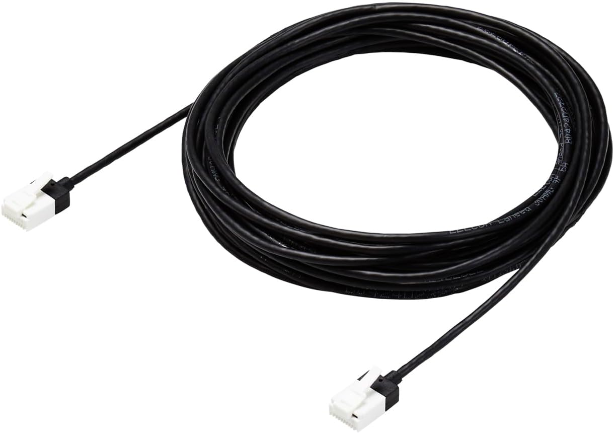 Detalle de エレコム ECLD-GPASSTBK70 Cat6A LANケーブル 7m スーパースリム・ブラック