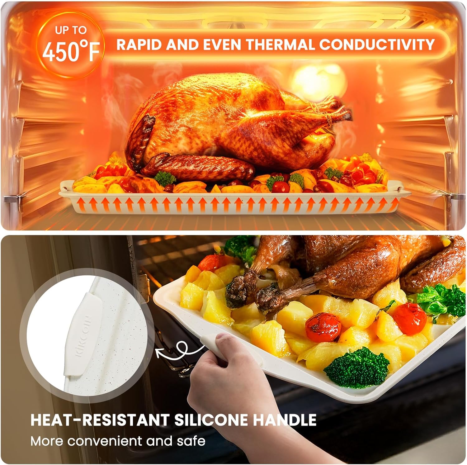 Thumbnail 4 de Kikcoin 22-Piece Nonstick Bakeware Set 450°F 🍪