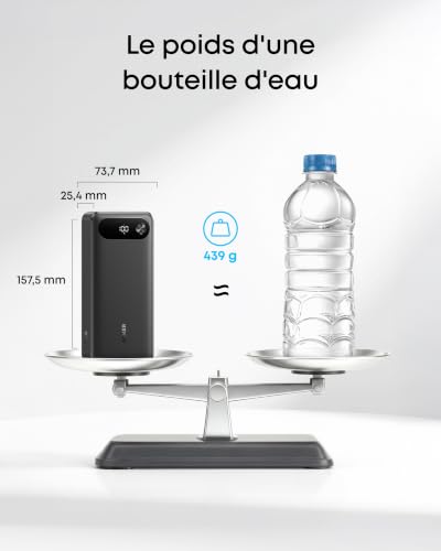 Thumbnail 6 de Anker 20 000 mAh : batterie externe 87 W avec câble USB-C intégré