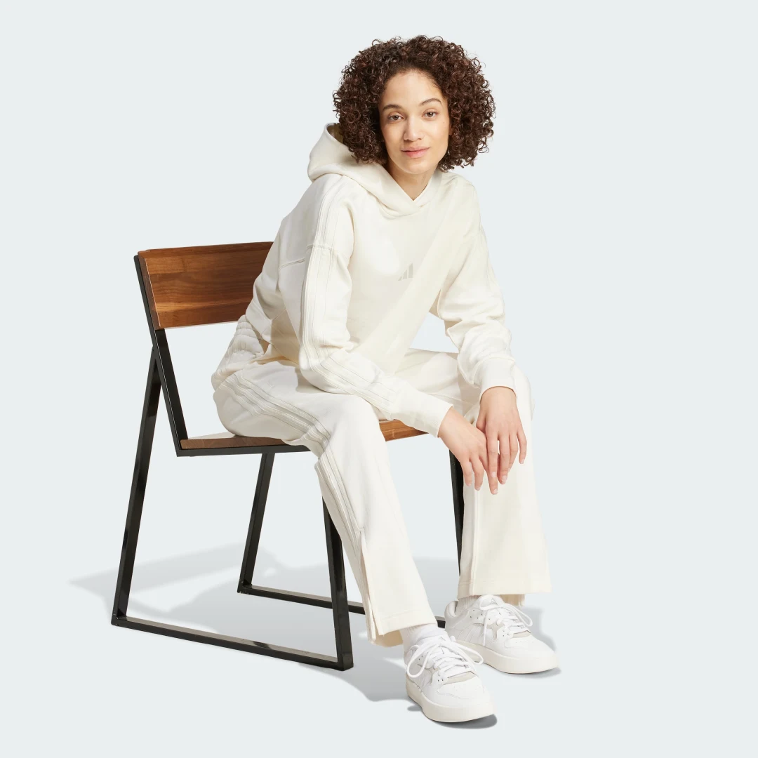 Detalle 1 de adidas ALL SZN French Terry Pantalón 3 bandas Blanco