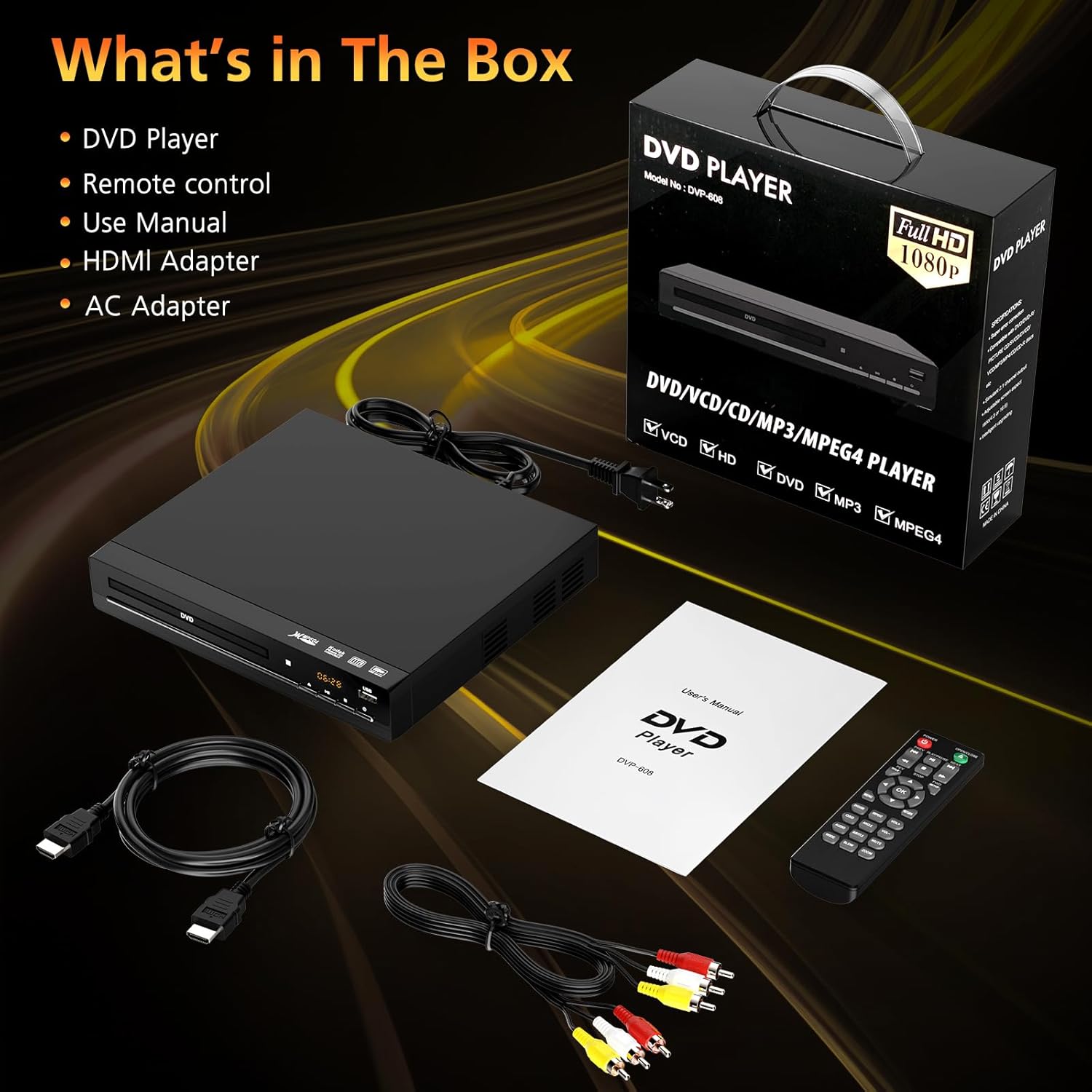 Thumbnail 6 de Mini Region Free DVD Player 1080p